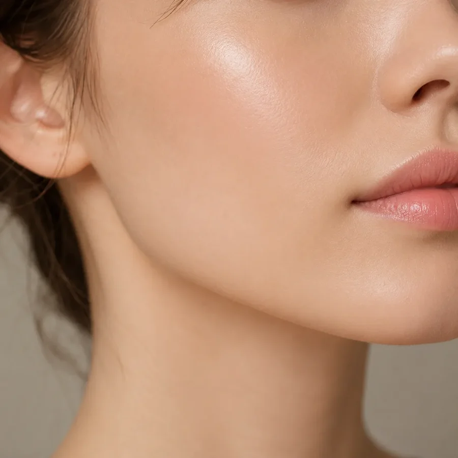 Defined jawline — fat dissolving treatment at Pureté Medical Spa